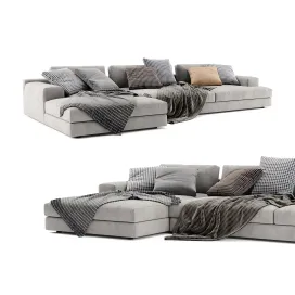 Cassina miloe chaise longue sofa